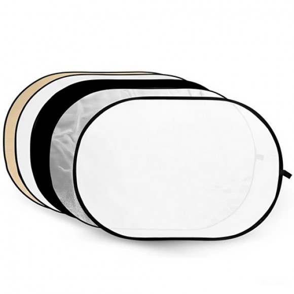 Godox 5in1 100x150cm Reflector (Gold, Silver, Soft Gold, White and Translucent)